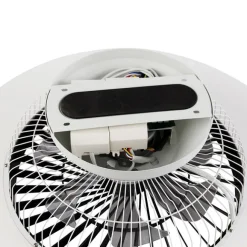 QAZQA Deckenventilator schwarz mit Sterneneffekt 60cm inkl. LED Dimmbar mit Fernbedienung - Climo