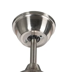 QAZQA Deckenventilator Stahl 96cm mit Fernbedienung - Rotar