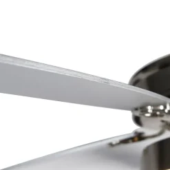 QAZQA Deckenventilator Stahl mit Fernbedienung inkl. LED - Malaki