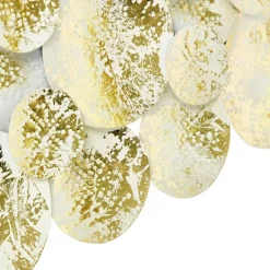 QAZQA Dekorative orientalische Wandlampe Gold mit weißen 2 Lichtern - Hikina