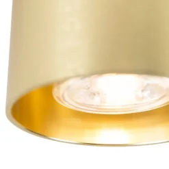 QAZQA Design Aufbaustrahler Gold GU10 50mm - Tubo
