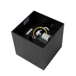 QAZQA Design Aufbaustrahler schwarz quadratisch - Box