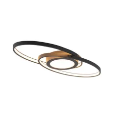 Trio Leuchten Design Deckenleuchte Anthrazit inkl. LED 3-stufig dimmbar - Axy