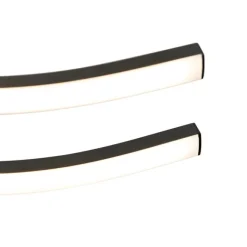 Trio Leuchten Design Deckenleuchte schwarz mit Holz inkl. LED 3-flammig - Vanesa