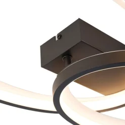 Trio Leuchten Design Deckenleuchte schwarz inkl. LED - Alexandra