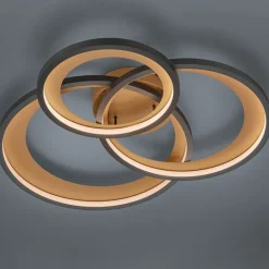 Trio Leuchten Design Deckenleuchte schwarz inkl. LED 3-stufig dimmbar - Joran