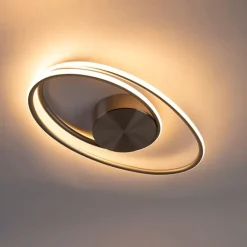 QAZQA Design Deckenleuchte Stahl inkl. LED 3 Stufen dimmbar - Rowan