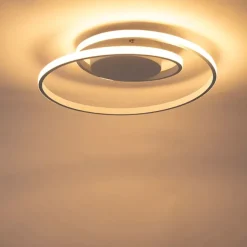 Trio Leuchten Design Deckenleuchte weiß inkl. LED 3-stufig dimmbar - Krula