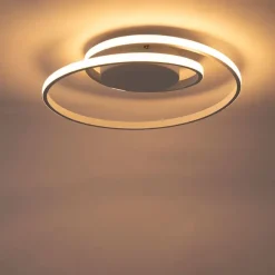 Trio Leuchten Design Deckenleuchte weiß inkl. LED 3-stufig dimmbar - Krula