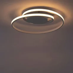 Trio Leuchten Design Deckenleuchte weiß inkl. LED 3-stufig dimmbar - Krula