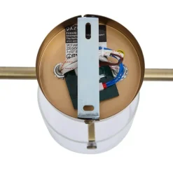 QAZQA Design Deckenstrahler Bronze mit klarem Glas 3-Licht - Domo