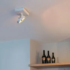 QAZQA Design Deckenstrahler Weiß Dreh- und Kippbar - Go