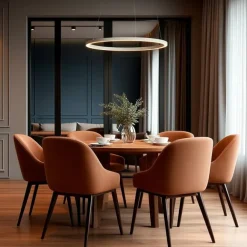 QAZQA Design Hängelampe Beige 80cm inkl. LED 3-Stufen Dimmbar - Girello