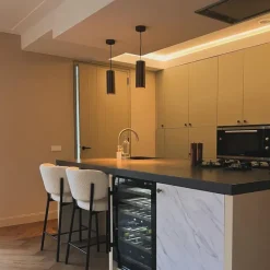 QAZQA Design Hängelampe Dunkelbronze GU10 50mm - Tubo