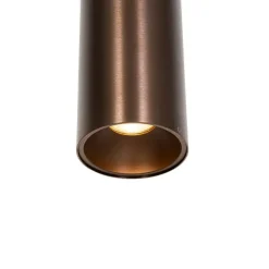 QAZQA Design Hängelampe Dunkelbronze GU10 50mm - Tubo