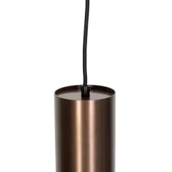 QAZQA Design Hängelampe Dunkelbronze GU10 50mm - Tubo