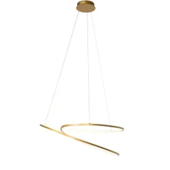 QAZQA Design Hängelampe Gold 72 cm inkl. LED 3-stufig dimmbar - Rowan