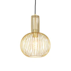 QAZQA Design Hängelampe gold - Schneebesen