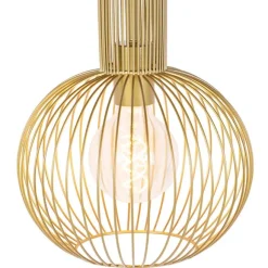 QAZQA Design Hängelampe gold - Schneebesen