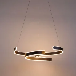 Trio Leuchten Design Hängelampe grau inkl. LED 3-stufig dimmbar - Frank