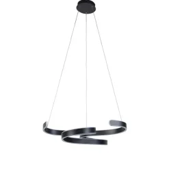 Trio Leuchten Design Hängelampe grau inkl. LED 3-stufig dimmbar - Frank