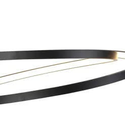 Paul Neuhaus Design Hängelampe schwarz 55cm inkl. LED dimmbar - Rowan