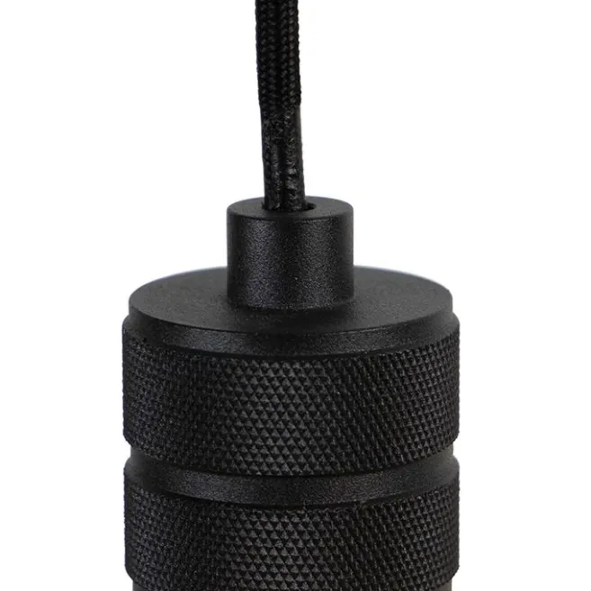 QAZQA Design Hängelampe schwarz 5-flammig - Cavalux