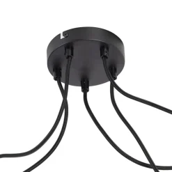 QAZQA Design Hängelampe schwarz 5-flammig - Cavalux