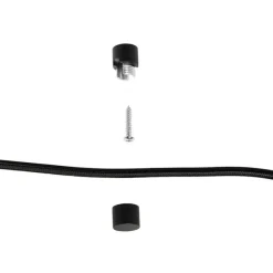 QAZQA Design Hängelampe schwarz 5-flammig - Cavalux