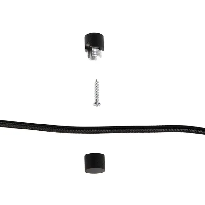 QAZQA Design Hängelampe schwarz 5-flammig - Cavalux