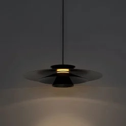 QAZQA Design Hängelampe schwarz inkl. LED 3-stufig dimmbar - Pauline