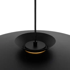 QAZQA Design Hängelampe schwarz inkl. LED 3-stufig dimmbar - Pauline