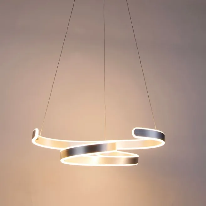 Trio Leuchten Design Hängelampe Stahl inkl. LED 3-stufig dimmbar - Frank