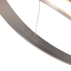 QAZQA Design Pendelleuchte Stahl dimmbar inkl. LED - Viola Due