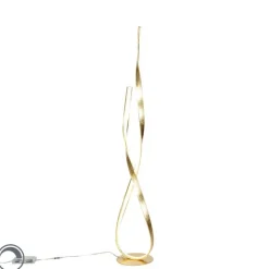 Paul Neuhaus Design Stehleuchte gold inkl. LED und Dimmer - Belinda