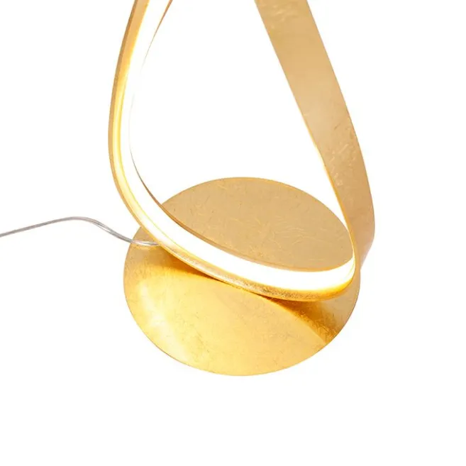 Paul Neuhaus Design Stehleuchte gold inkl. LED und Dimmer - Belinda