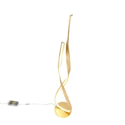 Paul Neuhaus Design Stehleuchte gold inkl. LED und Dimmer - Belinda