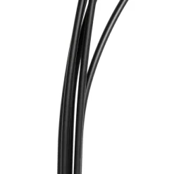 QAZQA Design Stehleuchte schwarz inkl. LED 5-flammig - Sixties Trento