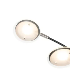 QAZQA Design Stehleuchte schwarz inkl. LED 5-flammig - Sixties Trento