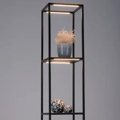 Paul Neuhaus Design Stehleuchte schwarz inkl. LED mit Touchdimmer - Jitske