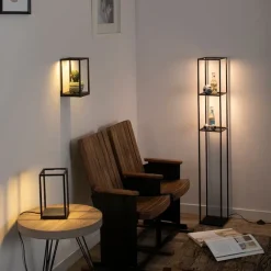 Paul Neuhaus Design Stehleuchte schwarz inkl. LED mit Touchdimmer - Jitske