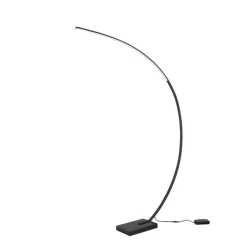 Trio Leuchten Design Stehleuchte schwarz inkl. LED dimmbar - Dina