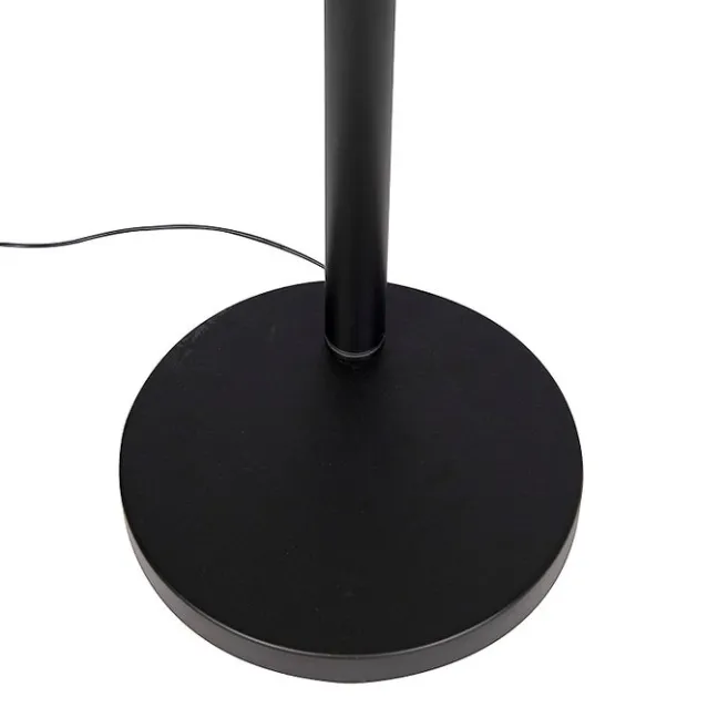 QAZQA Design Stehleuchte schwarz 5-Licht - Sixties