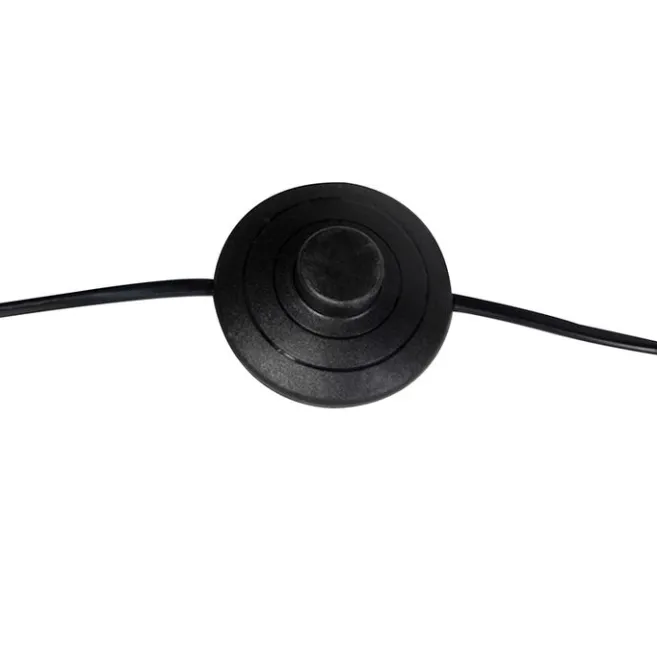 QAZQA Design Stehleuchte schwarz 5-Licht - Sixties