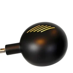 QAZQA Design Stehleuchte schwarz 5-Licht - Sixties