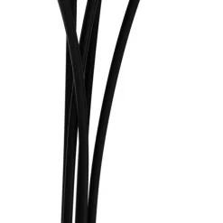 QAZQA Design Stehleuchte schwarz 5-Licht - Sixties