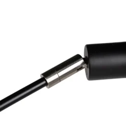 QAZQA Design Stehleuchte schwarz 5-Licht - Sixties