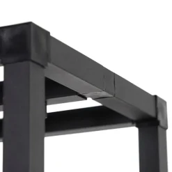 QAZQA Design Stehleuchte schwarz 3-Licht - Käfig