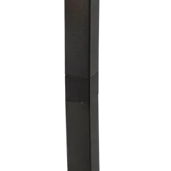 QAZQA Design Stehleuchte schwarz 3-Licht - Käfig