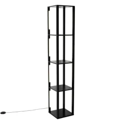 QAZQA Design Stehleuchte schwarz inkl. LED 3 Stufen dimmbar - Tianna